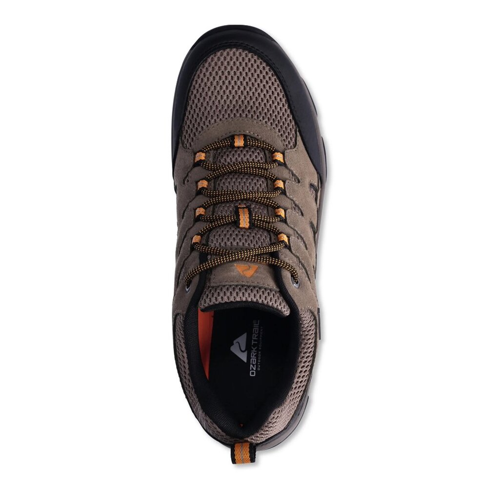 Men's Waterproof Hiking Boot Shoes Suede Leather Lightweight Lace Up Ozark Trail - Picture 5 of 15